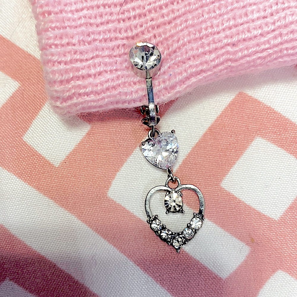I got a belly piercing right after it arrived lol! Real silver❤️